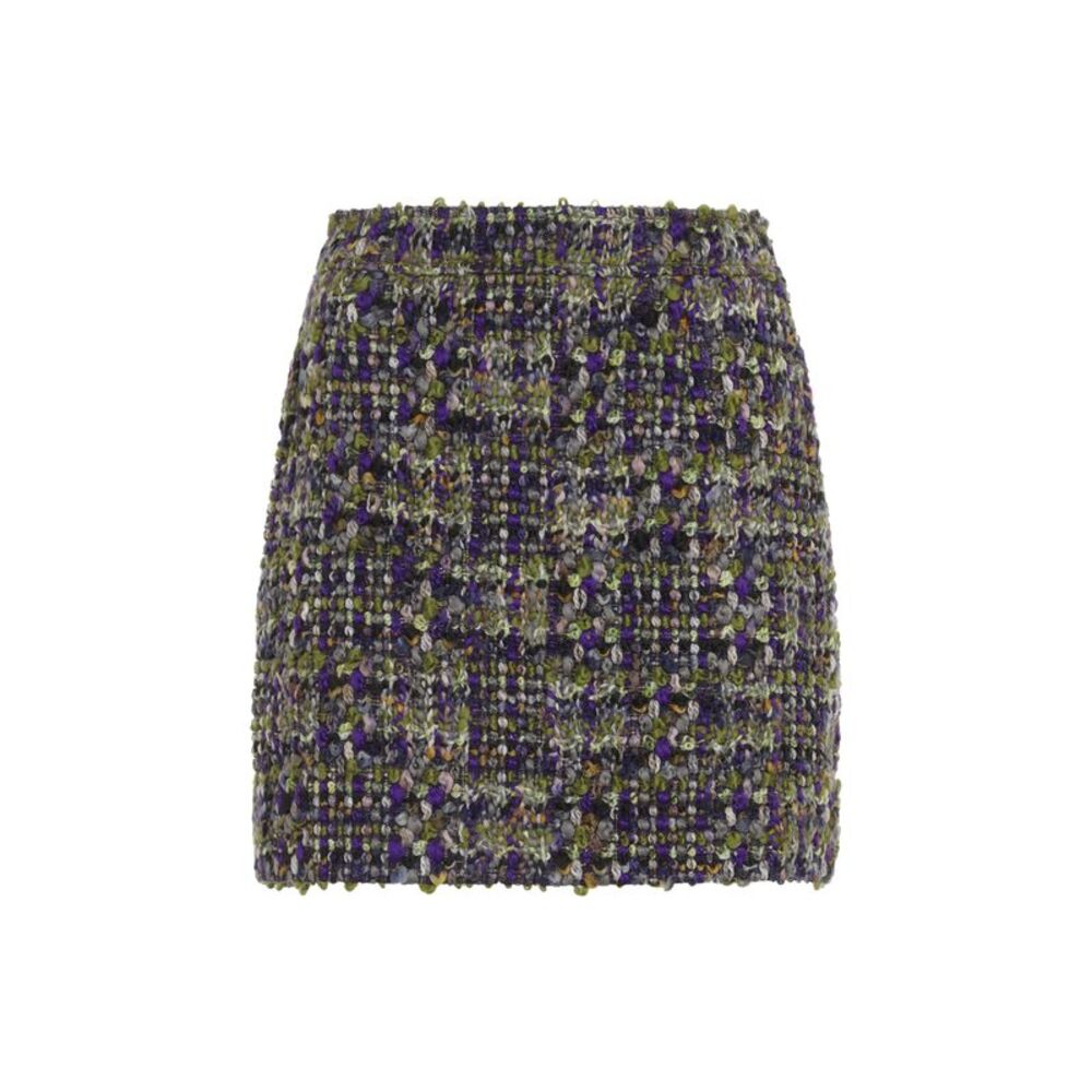 Saint Laurent Tweed Mini Skirt Women